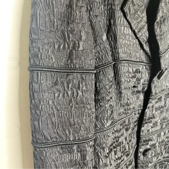 Nettie Vogues Nettie Rosenstein Vtg 60s Black Jacket Made in England Size XS-S - Picture 11 of 12